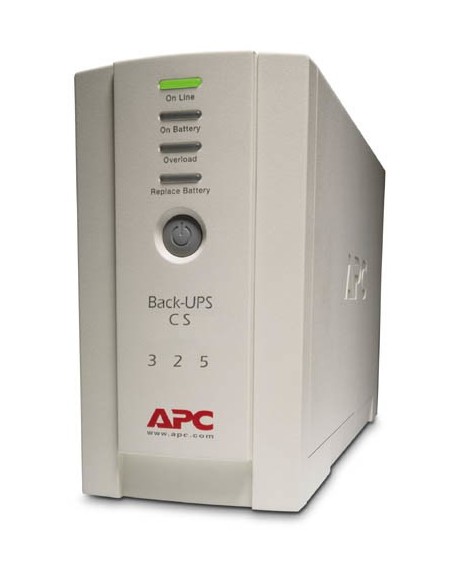 APC Back-UPS CS 325 w o SW sistema de alimentación ininterrumpida (UPS) 0,325 kVA 210 W