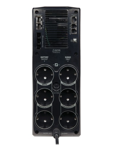 APC Back-UPS Pro sistema de alimentación ininterrumpida (UPS) Línea interactiva 1,5 kVA 865 W 6 salidas AC