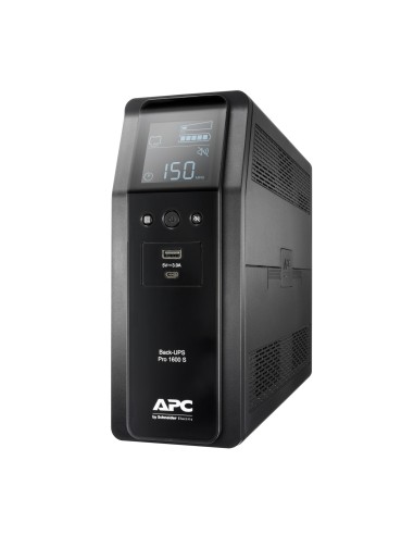 APC BR1600SI sistema de alimentación ininterrumpida (UPS) Línea interactiva 1,6 kVA 960 W 8 salidas AC