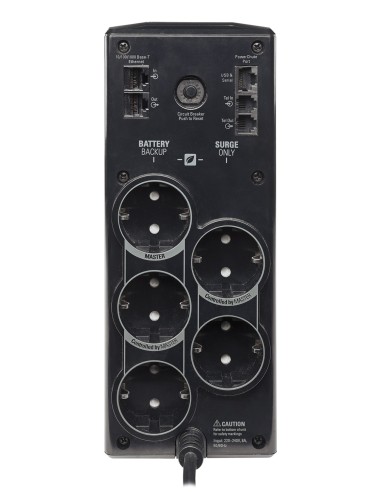 APC Back-UPS Pro sistema de alimentación ininterrumpida (UPS) Línea interactiva 0,9 kVA 540 W 5 salidas AC