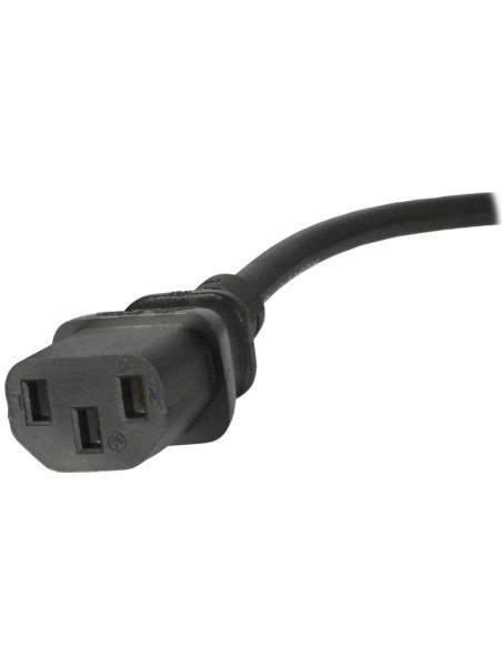 StarTech.com Cable de 1m (3 pies) de Alimentación de Ordenador para el Reino Unido UK, BS1363 a C13, 18AWG, 10A 250V, Cable