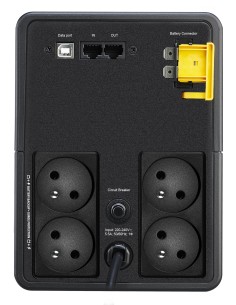 APC BX1200MI-FR sistema de alimentación ininterrumpida (UPS) Línea interactiva 1,2 kVA 650 W 4 salidas AC 2