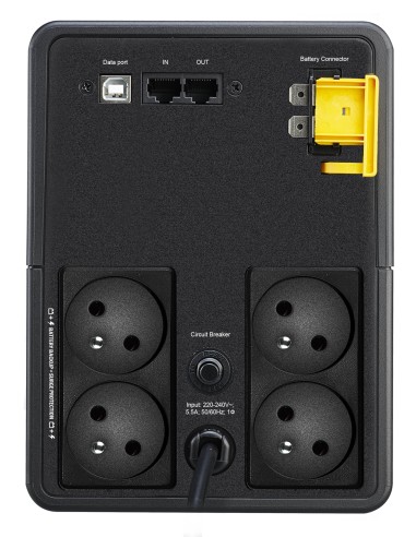 APC BX1200MI-FR sistema de alimentación ininterrumpida (UPS) Línea interactiva 1,2 kVA 650 W 4 salidas AC