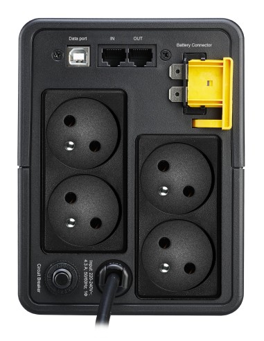 APC BX950MI-FR sistema de alimentación ininterrumpida (UPS) Línea interactiva 0,95 kVA 520 W 4 salidas AC