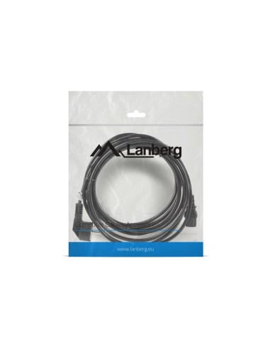 Lanberg CA-C13C-11CC-0100-BK cable de transmisión Negro 10 m C13 acoplador CEE7 7