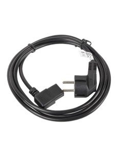 Lanberg CA-C13C-12CC-0018-BK cable de transmisión Negro 2 m C13 acoplador CEE7 7 2