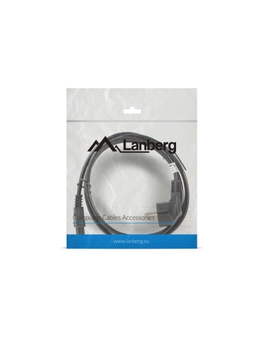 Lanberg CA-C5CA-11CC-0018-BK cable de transmisión Negro 1,8 m CEE7 7 C5 acoplador