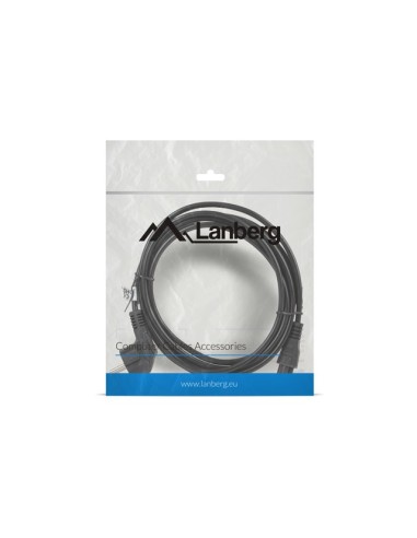 Lanberg CA-C5CA-11CC-003-BK cable de transmisión Negro 3 m C5 acoplador CEE7 7