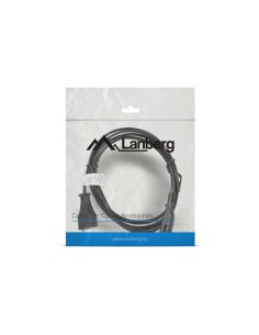 Lanberg CA-C7CA-10CC-0018-BK cable de transmisión Negro 1,8 m C7 acoplador CEE7 16 2