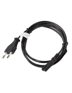 Lanberg CA-C7CA-10CC-0030-BK cable de transmisión Negro 3 m C7 acoplador CEE7 16 2