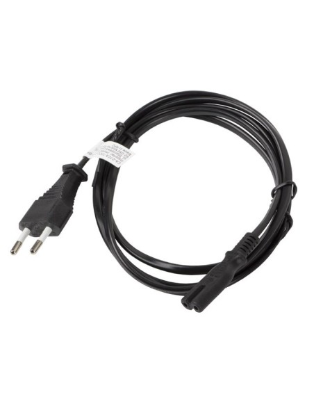 Lanberg CA-C7CA-10CC-0030-BK cable de transmisión Negro 3 m C7 acoplador CEE7 16