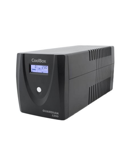 CoolBox SAI GUARDIAN3 LCD 1200VA 720w 4 SCHUKOS + SOFTWARE