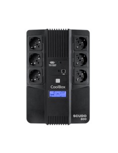CoolBox SAI SCUDO3 800VA 480W 3+3 SCHUKOS + SOFTWARE