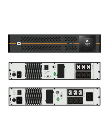 Vertiv Liebert SAI EDGE de 2200 VA 1980 W line interactive de montaje en torre rack AVR
