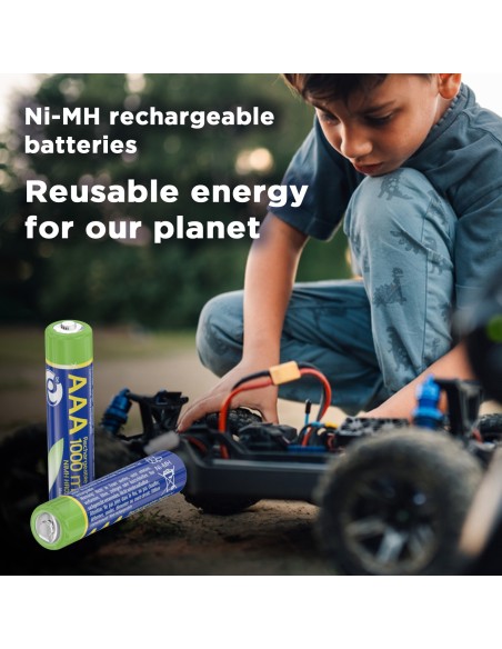 EnerGenie EG-BA-AAA10-01 pila doméstica Batería recargable AAA Níquel-metal hidruro (NiMH)