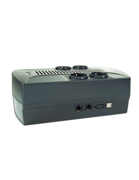 Gembird EG-UPS-002 sistema de alimentación ininterrumpida (UPS) 0,85 kVA 510 W 4 salidas AC