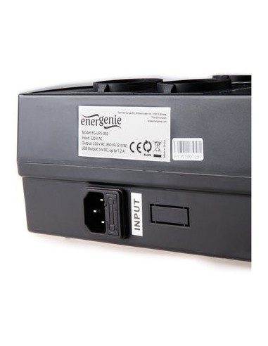 Gembird EG-UPS-002 sistema de alimentación ininterrumpida (UPS) 0,85 kVA 510 W 4 salidas AC