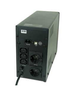 Gembird EG-UPS-034 sistema de alimentación ininterrumpida (UPS) Línea interactiva 1,5 kVA 900 W 3 salidas AC 2