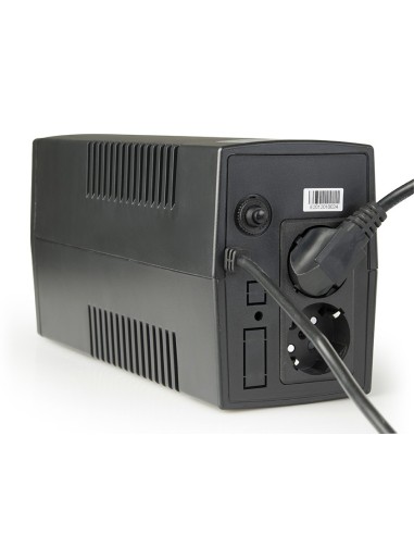 Gembird EG-UPS-B850 sistema de alimentación ininterrumpida (UPS) Línea interactiva 0,85 kVA 510 W