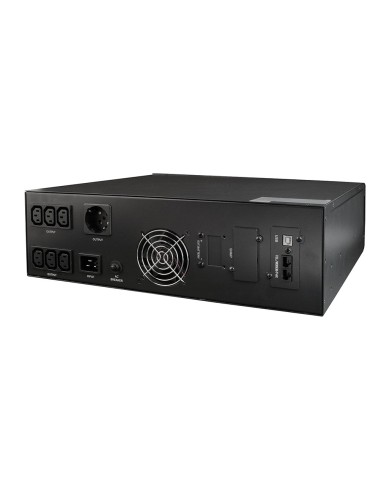 Gembird EG-UPSRACK-12 sistema de alimentación ininterrumpida (UPS) Línea interactiva 2 kVA 1200 W 7 salidas AC