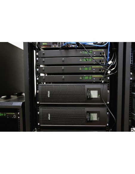 Gembird EG-UPSRACK-12 sistema de alimentación ininterrumpida (UPS) Línea interactiva 2 kVA 1200 W 7 salidas AC