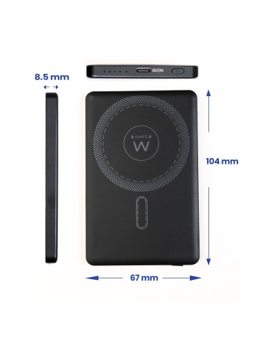Ewent UltraSlim 5000mAh MagSafe PD 22.5W Power Bank