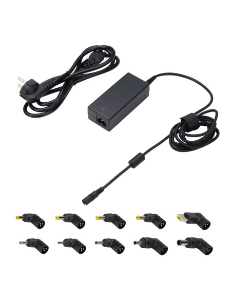 Ewent EW3968 adaptador e inversor de corriente Interior 655 W Negro