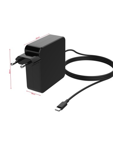 Leotec Cargador Notebook 90W Type-C