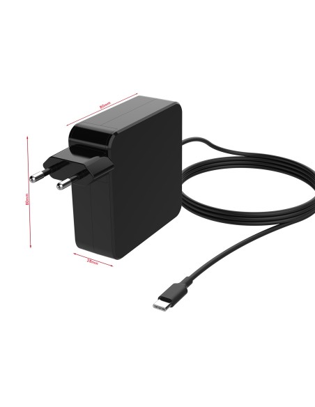 Leotec Cargador Notebook 90W Type-C