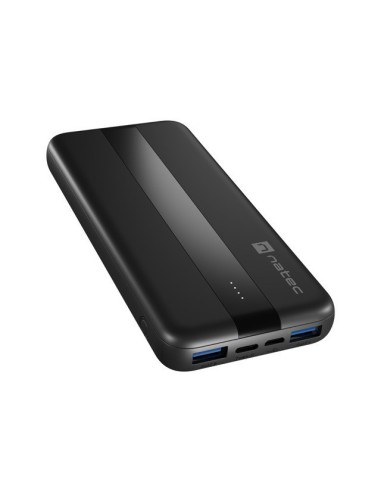 NATEC TREVI SLIM Q V2 Polímero de litio 10000 mAh Negro