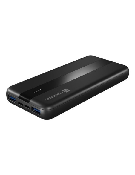 NATEC TREVI SLIM Q V2 Polímero de litio 10000 mAh Negro