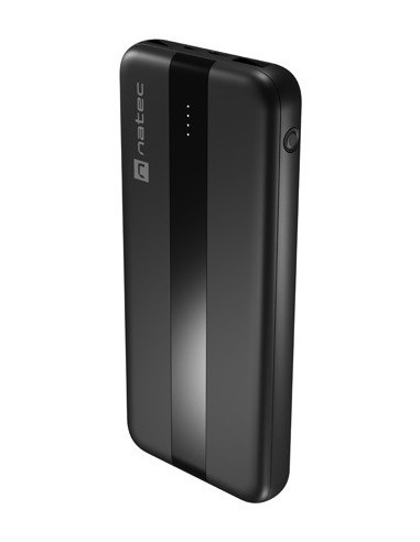 NATEC TREVI SLIM Q V2 Polímero de litio 10000 mAh Negro
