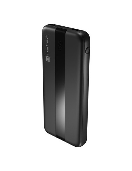 NATEC TREVI SLIM Q V2 Polímero de litio 10000 mAh Negro