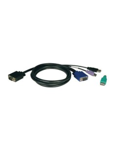 Tripp Lite P780-006 Juego de Cables Combinados USB PS2 para KVMs NetController serie B040 y B042, 1.83 m [6 pies]