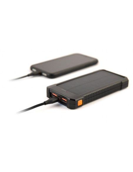 Gembird PB10-SOLAR-1 batería externa Polímero de litio 10000 mAh Negro