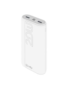 Celly PBPD20000EVOWH batería externa 20000 mAh Blanco