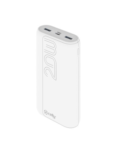 Celly PBPD20000EVOWH batería externa 20000 mAh Blanco