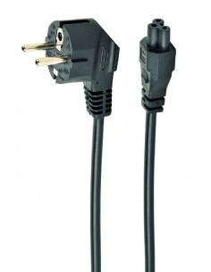 Gembird PC-186-ML12-0.5M cable de transmisión Negro 0,5 m CEE 7 7 C5 acoplador