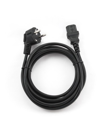 Gembird PC-186-VDE-3M power cord with VDE approval 3 meter Negro