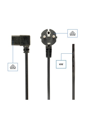 Gembird PC-186A-VDE cable de transmisión Negro 1,8 m