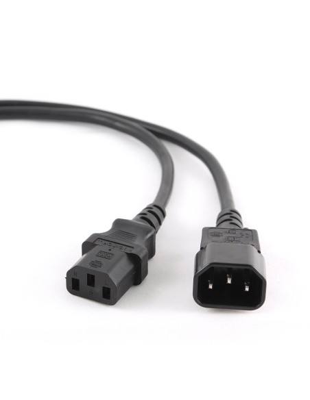 Gembird PC-189-VDE cable de transmisión Negro 1,8 m C14 acoplador