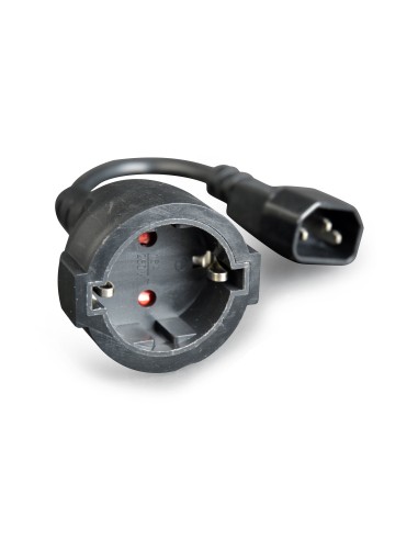 Gembird PC-SFC14M-01 cable de transmisión Negro 0,15 m C14 acoplador