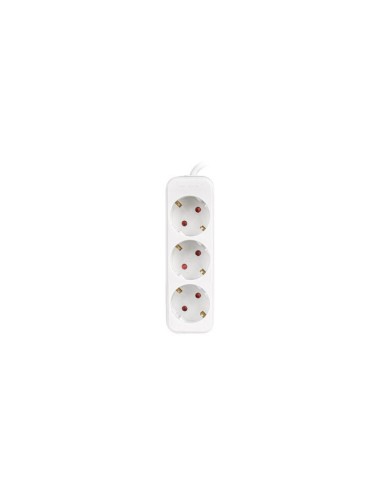 Lanberg PS0-03F-0150-W base múltiple 1,5 m 3 salidas AC Interior Blanco