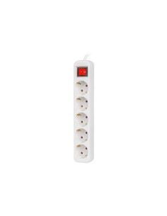 Lanberg PS1-05F-0150-W base múltiple 1,5 m 5 salidas AC Interior Blanco 2