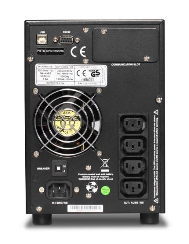 Riello SEP 1500 sistema de alimentación ininterrumpida (UPS) 1,5 kVA 1200 W 4 salidas AC