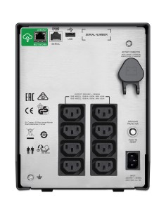APC SMC1000IC sistema de alimentación ininterrumpida (UPS) Línea interactiva 1 kVA 600 W 8 salidas AC 2