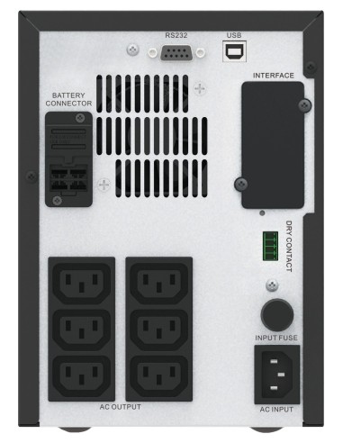 APC Easy UPS SMV sistema de alimentación ininterrumpida (UPS) Línea interactiva 1 kVA 700 W 6 salidas AC