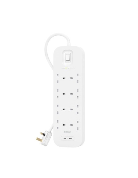 Belkin Connect Blanco 8 salidas AC 2 m
