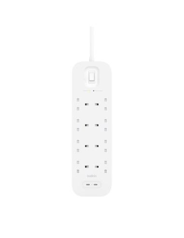 Belkin Connect Blanco 8 salidas AC 2 m