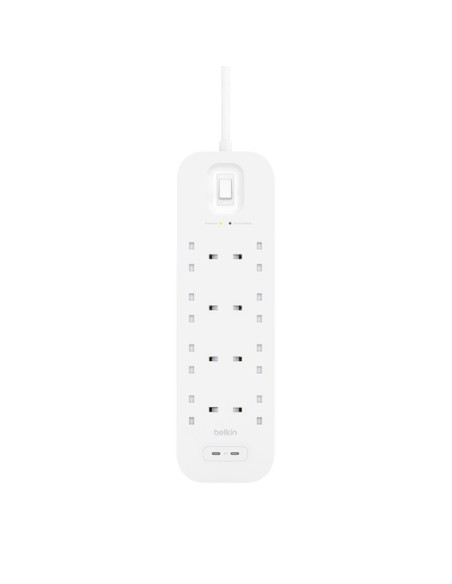 Belkin Connect Blanco 8 salidas AC 2 m